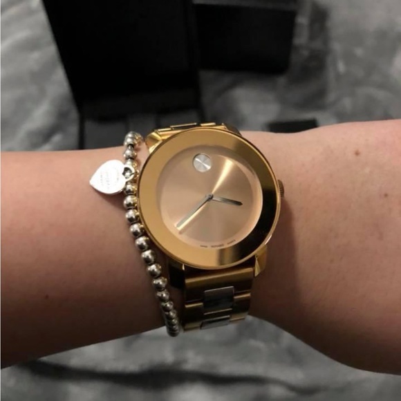 Movado Bold Rose Gold Timepiece - Picture 2 of 8